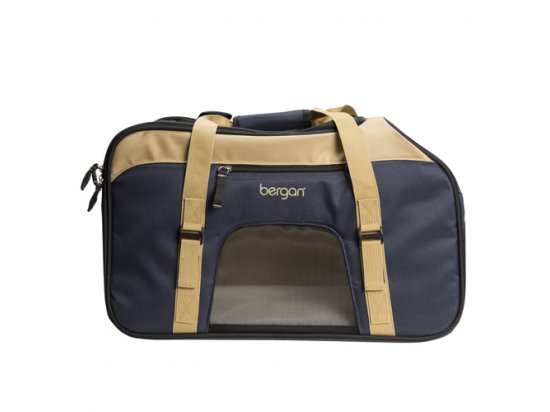 Фото - переноски, сумки, рюкзаки Bergan (Берган) TOP LOADING CARIER (СУМКА НА КОЛЕСАХ З ВЕРХНІМ ЗАМКОМ) для собак та котів, синій