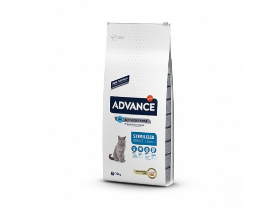 Advance (Эдванс) Cat Sterilized - корм для стерилизованных котов и кошек С ИНДЕЙКОЙ - 2 фото