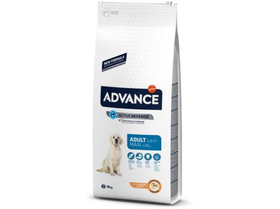 Advance (Эдванс) Dog Maxi Adult - корм для взрослых собак крупных пород (с курицей и рисом)