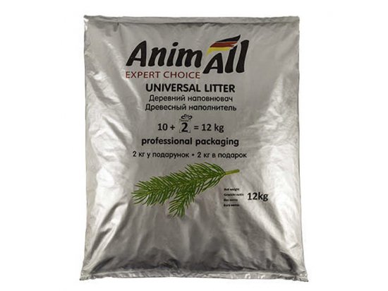 AnimAll Expert Choice - Древесный, гранулированный наполнитель для кошачьих туалетов  - 2 фото