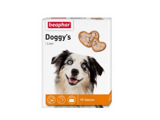 Фото - лакомства Beaphar DOGGYS LIVER лакомство с витаминами для собак