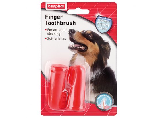 Фото - для зубів та пащі Beaphar FINGER TOOTHBRUSH зубна щітка на палець для собак