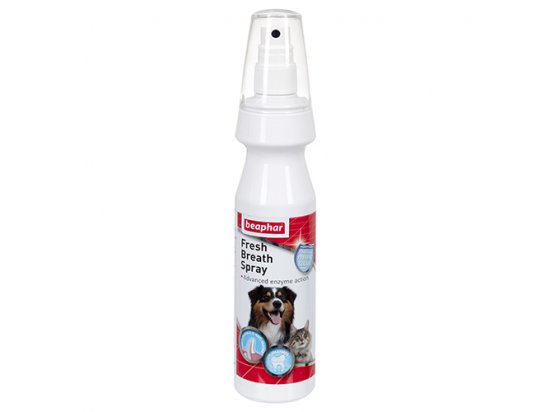 Фото - повсякденна косметика Beaphar Fresh Breath Spray Спрей для чищення зубів та освіження дихання у собак