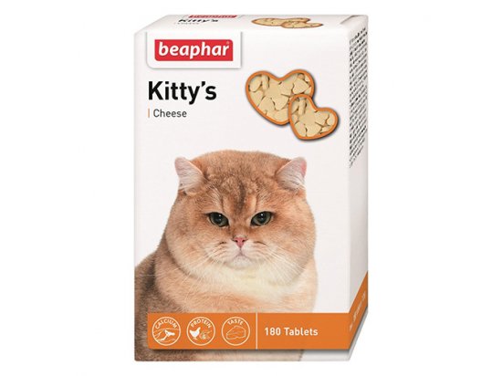 Фото - лакомства Beaphar Kittys + Cheese - лакомство с витаминами для кошек