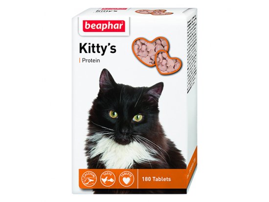 Beaphar KITTYS PROTEIN (КІТТІС ПРОТЕЇН) вітамінізовані ласощі для котів - 2 фото