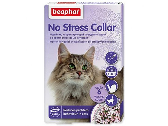 Фото - седативні препарати (заспокійливі) Beaphar NO STRESS (АНТИСТРЕСС) нашийник для котів
