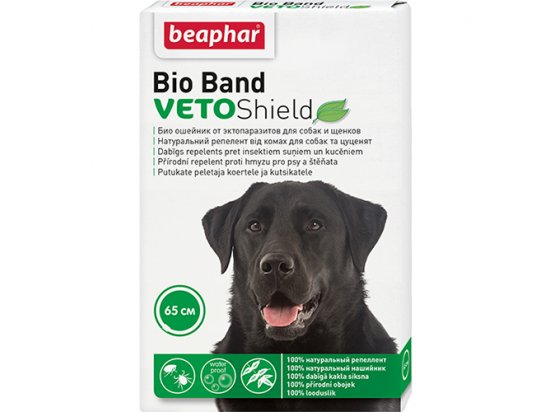 Фото - від бліх та кліщів Beaphar Біо нашийник VETO Shield Bio Band від ектопаразитів для собак та цуценят