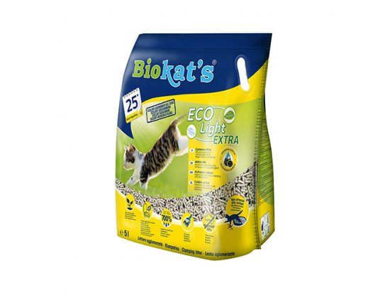 Фото - наповнювачі Biokat's TOFU ECO LIGHT EXTRA наполнитель с углем для кошачьего туалета, 5 л