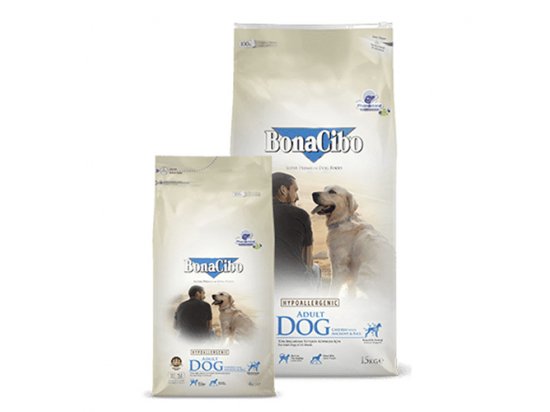 Фото - сухий корм BonaCibo ADULT CHICKEN сухий корм для дорослих собак КУРКА ТА РИС