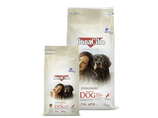 Фото - сухой корм BonaCibo ADULT HIGH ENERGY сухой корм для активных собак всех пород КУРИЦА И РИС