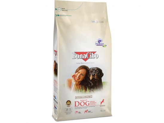 Фото - сухой корм BonaCibo ADULT HIGH ENERGY сухой корм для активных собак всех пород КУРИЦА И РИС