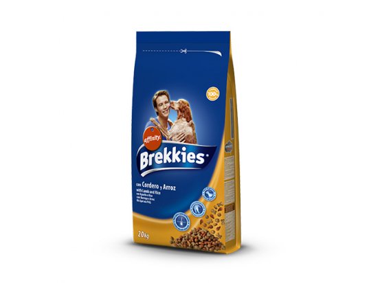 Фото - сухой корм Brekkies (Бреккис) Excel Mix Lamb & Rice - корм для взрослых собак с ягненком и рисом