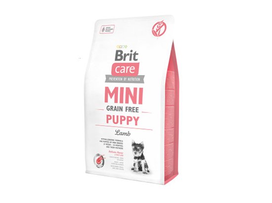 Фото - сухой корм Brit Care Dog Grain Free Mini Puppy Lamb беззерновой сухой корм для щенков мини пород ЯГНЕНОК