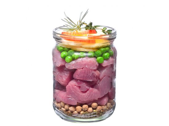 Фото - вологий корм (консерви) Brit Fresh Dog Turkey & Pea консерви для собак ІНДИЧКА та ГОРОХ