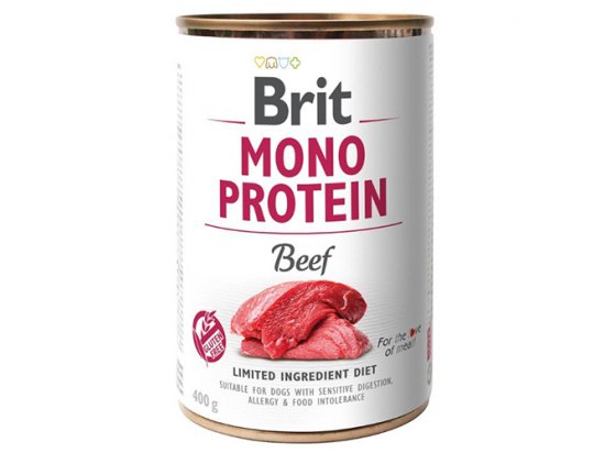 Фото - влажный корм (консервы) Brit Mono Protein Dog Beef консервы для собак ГОВЯДИНА