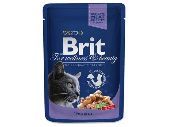 Фото - влажный корм (консервы) Brit Premium Cat Cod Fish консервы для кошек ТРЕСКА