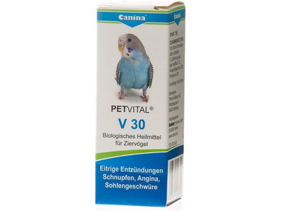 Фото - другие вет препараты Canina (Канина) Petvital V 30 - Кормовая добавка для птиц при простудах, язвах, нагноениях