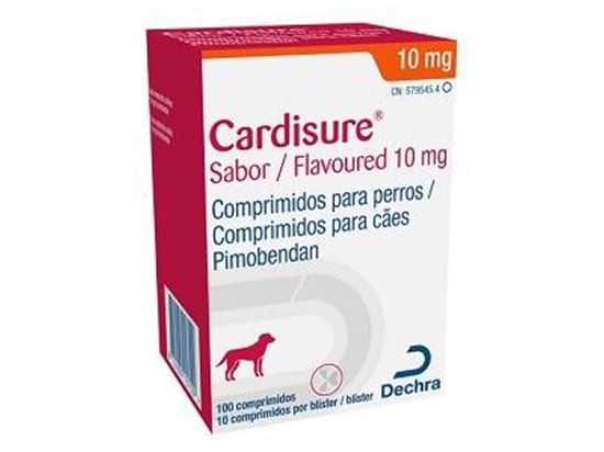 Фото - кардіологічні препарати Cardisure (Кардішур) для лікування серцевої недостатності у собак,