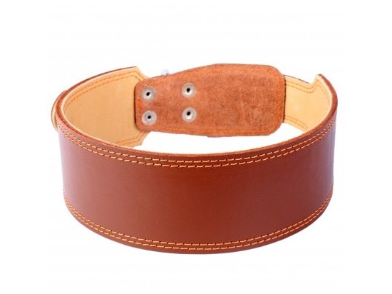 Collar Кожаный ошейник для собак ШИРОКИЙ, длина 52-64 см, ширина 60 мм - 3 фото
