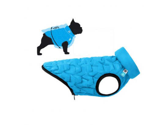 Фото - одежда Collar AIRY VEST UNI двусторонняя эластичная куртка для собак, черно-голубая