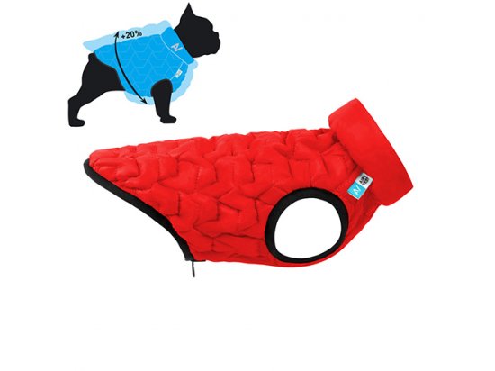 Фото - одежда Collar AIRY VEST UNI двусторонняя эластичная куртка для собак, красно-черная