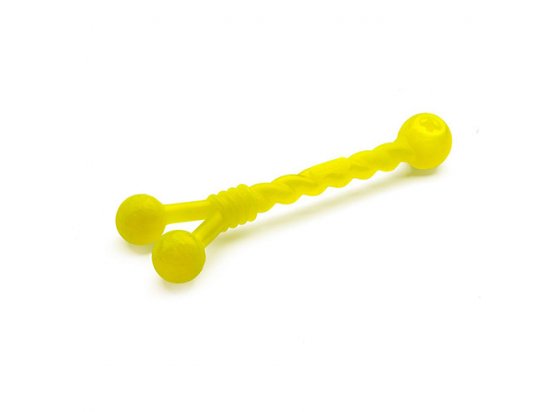 Фото - игрушки Comfy Mint Dental Fluo Twister - светящаяся в темноте игрушка-палочка мятная для собак