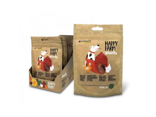 Фото - ласощі Croci HAPPY FARM ласощі для собак - філе КУРКИ з картоплею