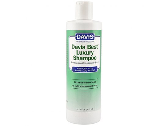 Davis BEST LUXARY SHAMPOO шампунь для блиску шерсті у собак та котів, концентрат - 3 фото