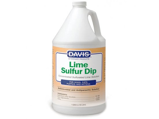 Фото - от блох и клещей Davis LIME SULFUR DIP антимикробное и антипаразитарное средство для собак и котов, концентрат
