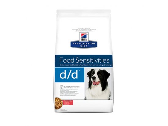 Фото - ветеринарные корма Hill's Prescription Diet d/d Food Sensitivities корм для собак с лососем и рисом