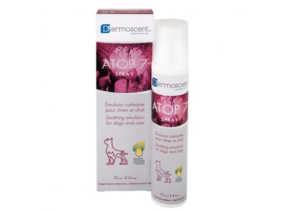 Фото - лечебная косметика Dermoscent (Дермосент) ATOP 7 Spray - Успокаивающая эмульсия для собак и кошек