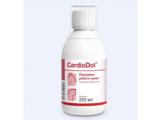 Фото - кардиологические препараты Dolfos (Дольфос) CardioDol - Сироп для поддержания работы сердца для собак и кошек