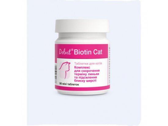 Фото - вітаміни та мінерали Dolfos (Дольфос) DOLVIT BIOTINA CAT (ВІТАМІНИ З БІОТИНОМ) таблетки для котів