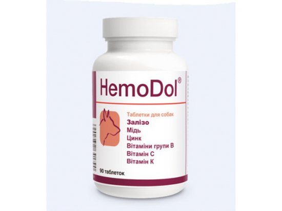 Фото - витамины и минералы Dolfos (Дольфос) HEMODOL (ГЕМОДОЛ) добавка для улучшения кроветворения у собак