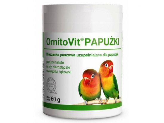 Фото - витамины и минералы Dolfos (Дольфос) ORNITOVIT PARAKEETS (ОРНИТОВИТ ПАРАКИТС) витаминно-минеральная добавка для мелких попугаев, 60 г