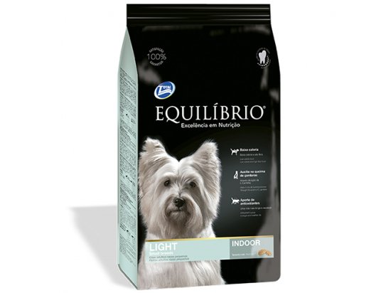 Фото - сухий корм Equilibrio LIGHT SMALL BREED корм низькокалорійний для собак міні та малих порід (курка), 2 кг