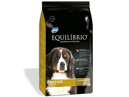 Фото - сухий корм Equilibrio MATURE корм для літніх чи малоактивних собак середніх та великих порід
