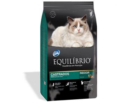 Фото - сухой корм Equilibrio MATURE NEUTERED корм для стерилизованных кошек и кастрированных котов от 7 лет (курица/рыба)