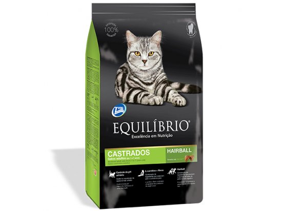 Фото - сухий корм Equilibrio ADULT NEUTERED корм для кастрованих котів та стерилізованих кішок до 7 років (курка/риба)