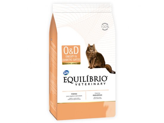 Фото - ветеринарные корма Equilibrio Veterinary OBESITY & DIABETIC лечебный корм для котов c избыточным весом