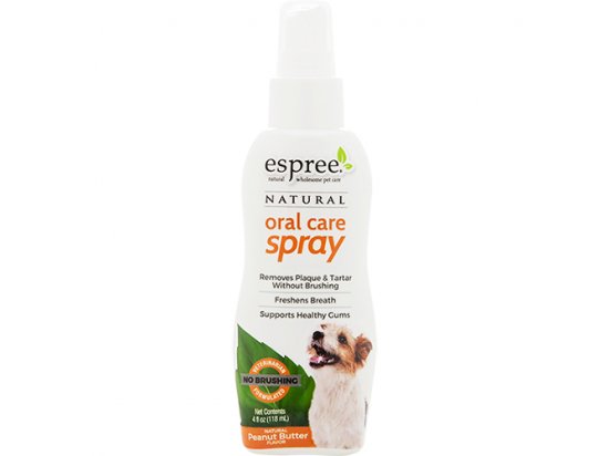 Фото - повсякденна косметика Espree NATURAL ORAL CARE SPRAY спрей для догляду за зубами з арахісовою олією для собак