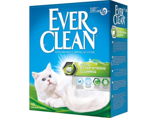 Фото - наполнители Ever Clean EXTRA STRONG комкующийся наполнитель для кошачьего туалета, с ароматом