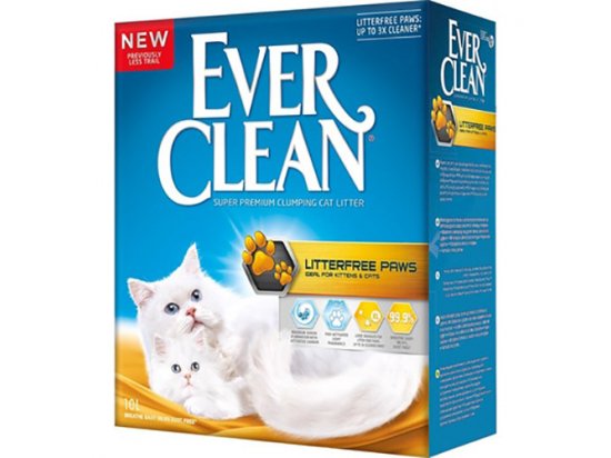 Фото - наполнители Ever Clean LITTERFREE PAWS комкующийся наполнитель для кошачьего туалета