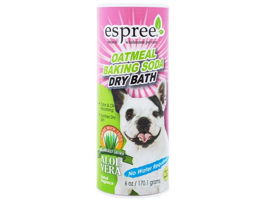 Фото - повседневная косметика ESPREE (Эспри) Oatmeal Baking Soda Dry Bath - Сухой шампунь с протеинами овса и пищевой содой для собак