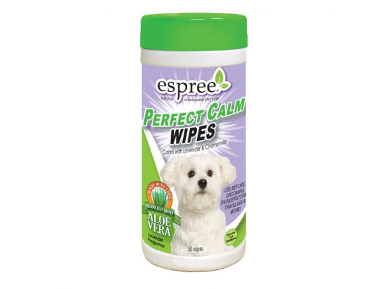 Фото - повсякденна косметика ESPREE (Еспрі) Perfect Calm Wipes - Серветки, що очищають, із заспокійливим ефектом для собак