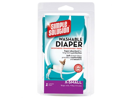 Фото - підгузки та трусики Simple Solution Washable Diaper - Гігієнічні труси багаторазового використання для собак