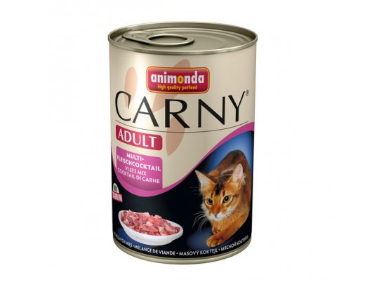 Animonda (Анімонда) Carny Adult Multi-Fleischcocktail - консерви для котів МУЛЬТИМ'ЯСНИЙ КОКТЕЙЛЬ, шматочки в соусі