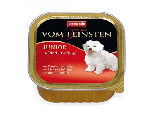 Animonda (Анімонда) Vom Feinsten Junior mit Ring+geflügel - консерви для цуценят з яловичини та домашніх птахів