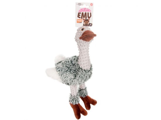 Фото - игрушки Flamingo EMU PLUSH мягкая игрушка для собак, плюшевый страус
