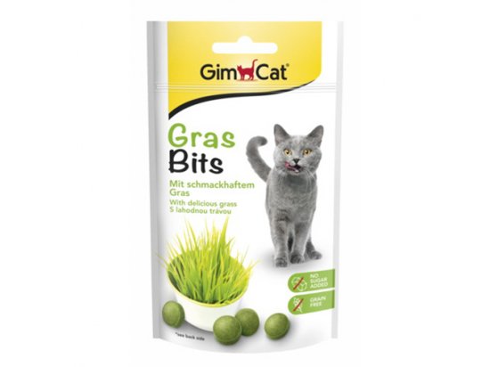 Gimcat GRASBITS - витаминизированное лакомство для кошек с травой